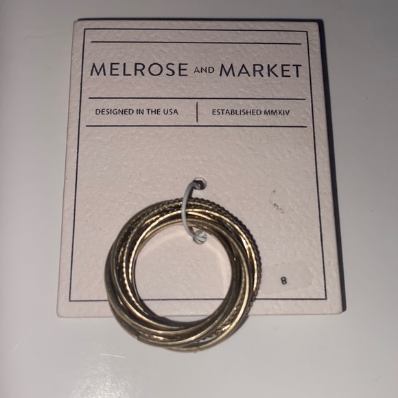 NWT Melrose & Market stacked ring size 8 from Nordstrom Rack - Picture 3 of 5